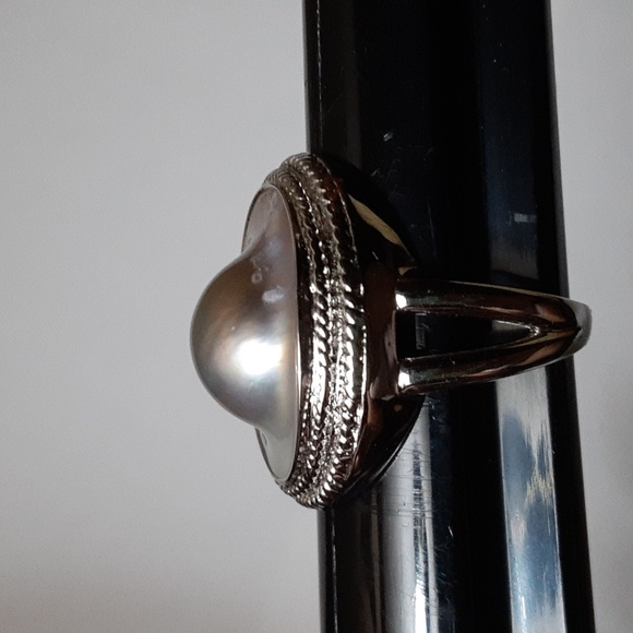 925 Genuine South Sea Mabe pearl. - Picture 8 of 15